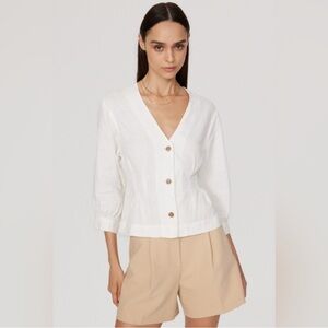 DL1961 Audrey Linen Blouse.